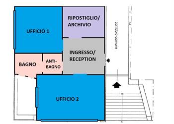 UFFICIO VIA FERRUCCI POSIZIONE ANGOLARE